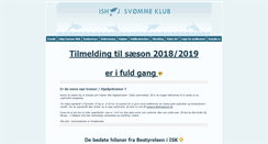 Desktop Screenshot of ishoejswim.dk